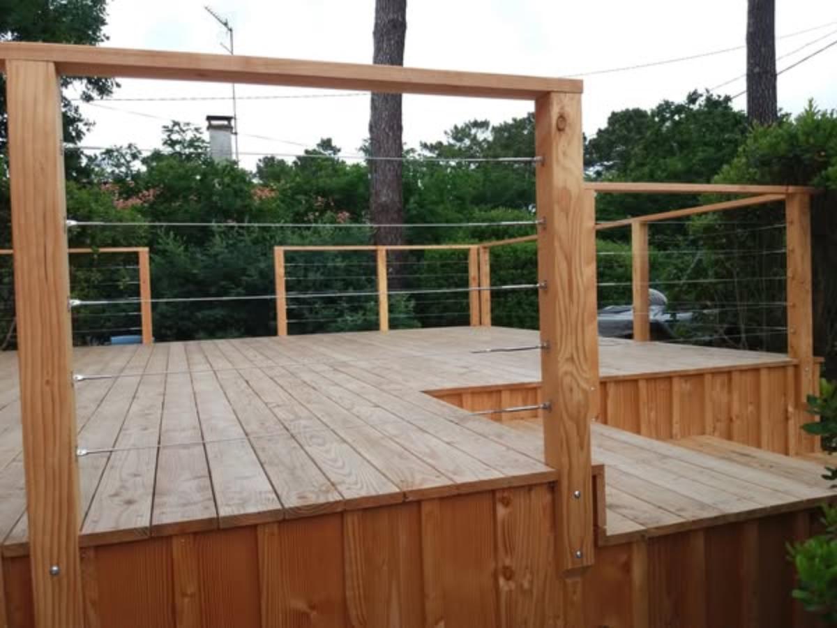 Réalisation de terrasses bois par Gonzalez Agencement - photo 5