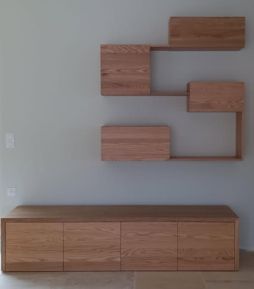 Meuble séjour en chêne massif!