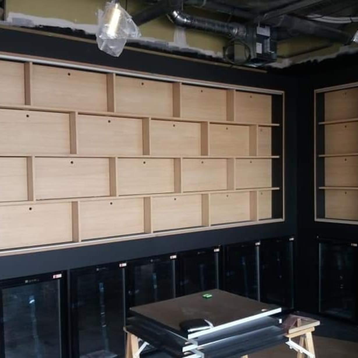 Aménagement du restaurant "Loft 33" à bordeaux.
