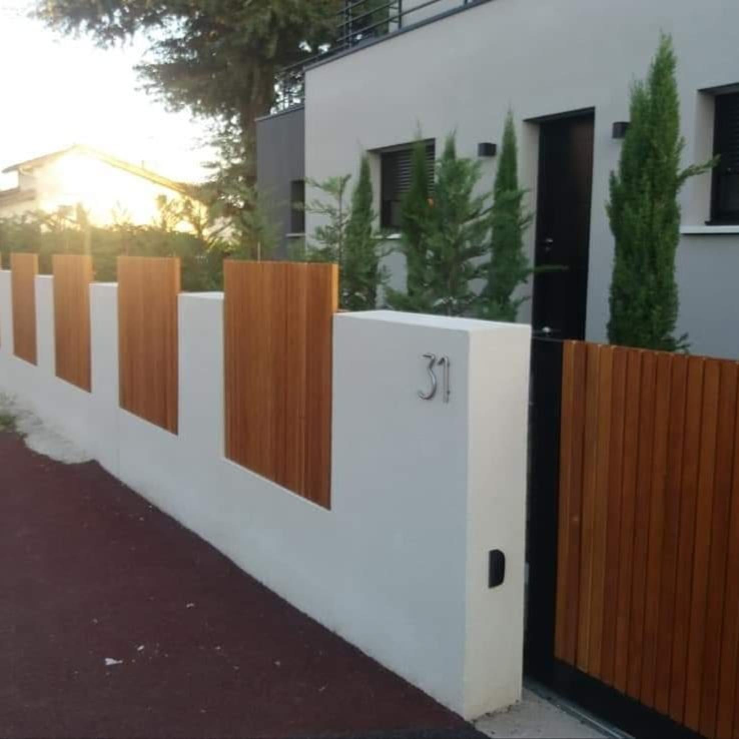 Création d'un bardage à claire voie + pergolas + terrasse.... - photo 2