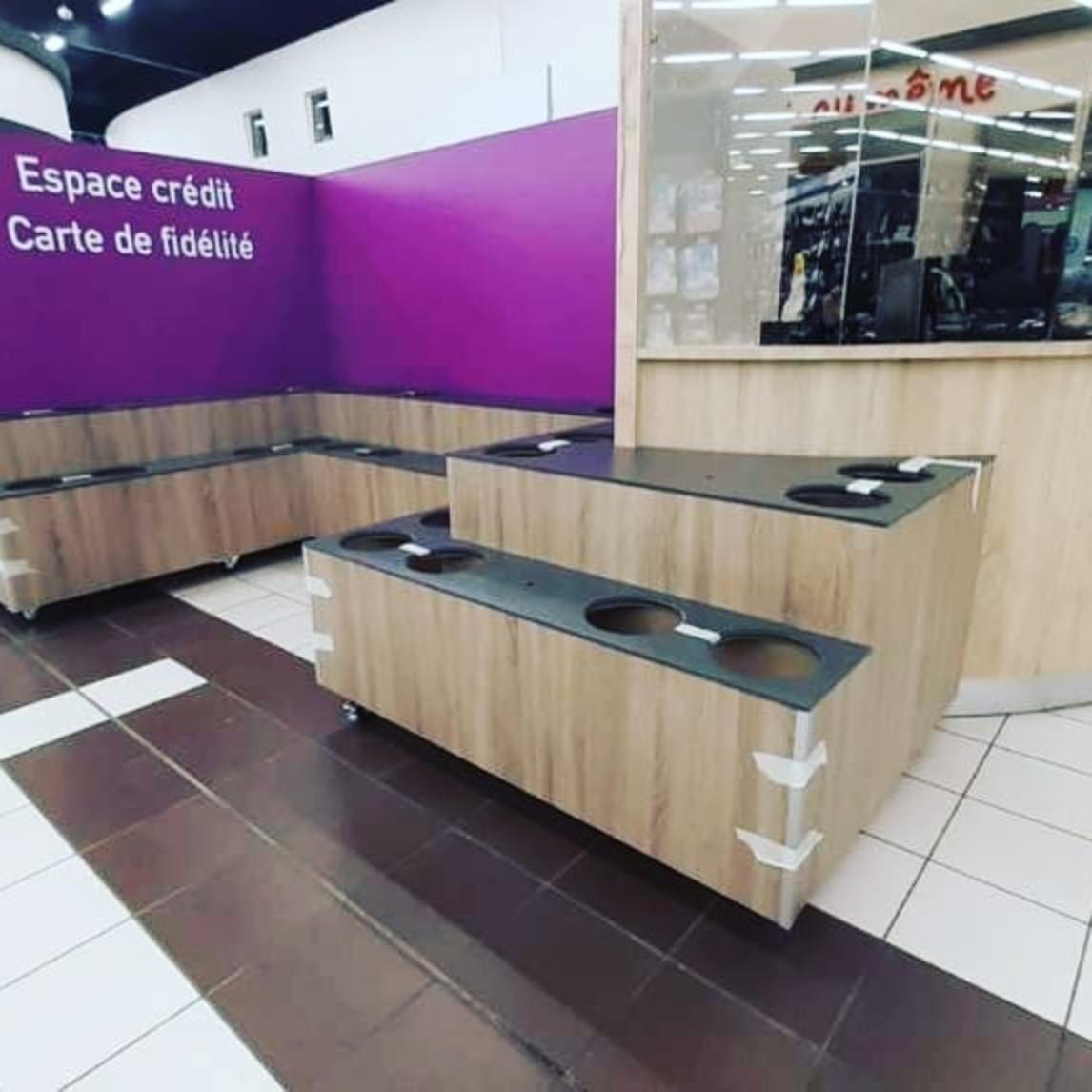 Comptoir en cours de livraison!